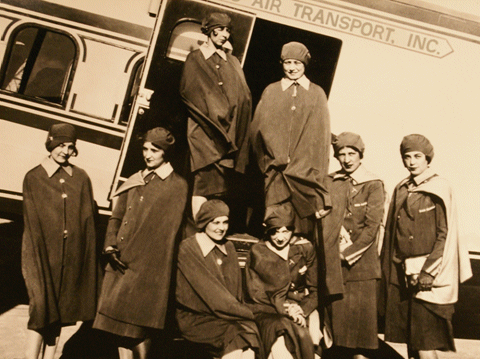 The "Original Eight" Stewardesses